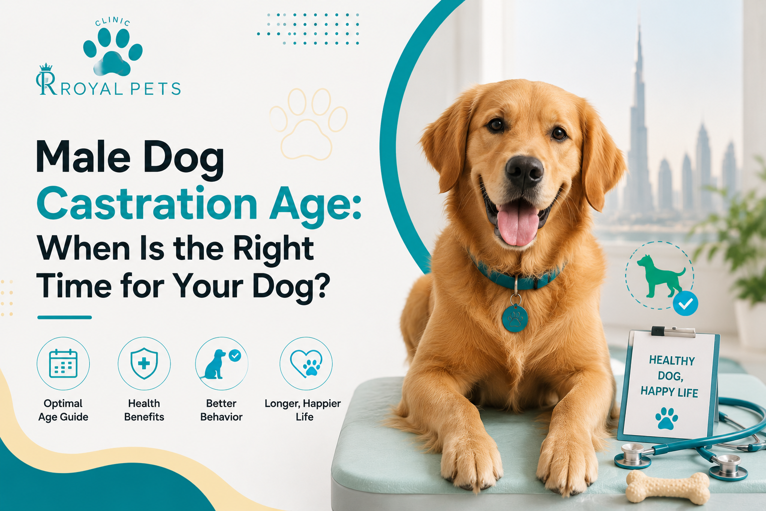 male dog castration age