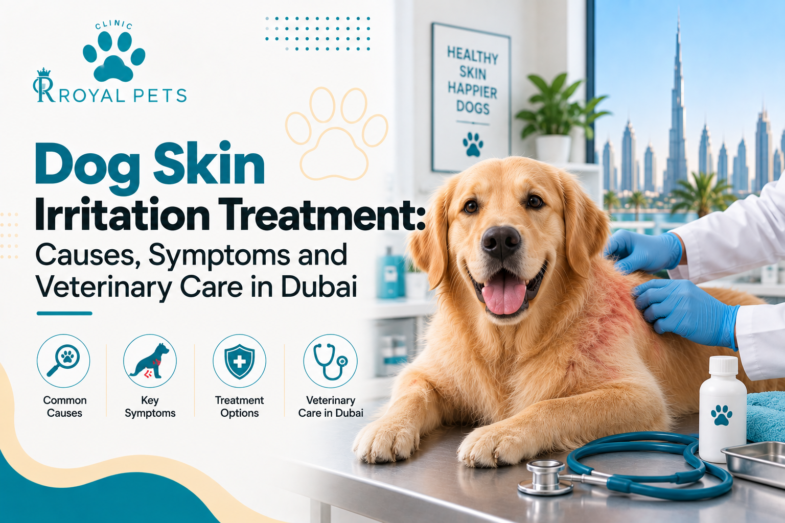 Dog Skin Irritation Treatment: Causes, Symptoms and Veterinary Care in Dubai