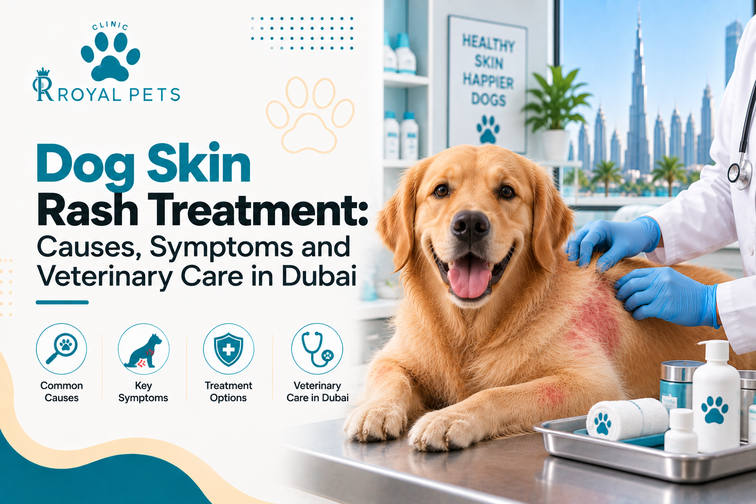 Dog Skin Rash Treatment: Causes, Symptoms and Veterinary Care in Dubai