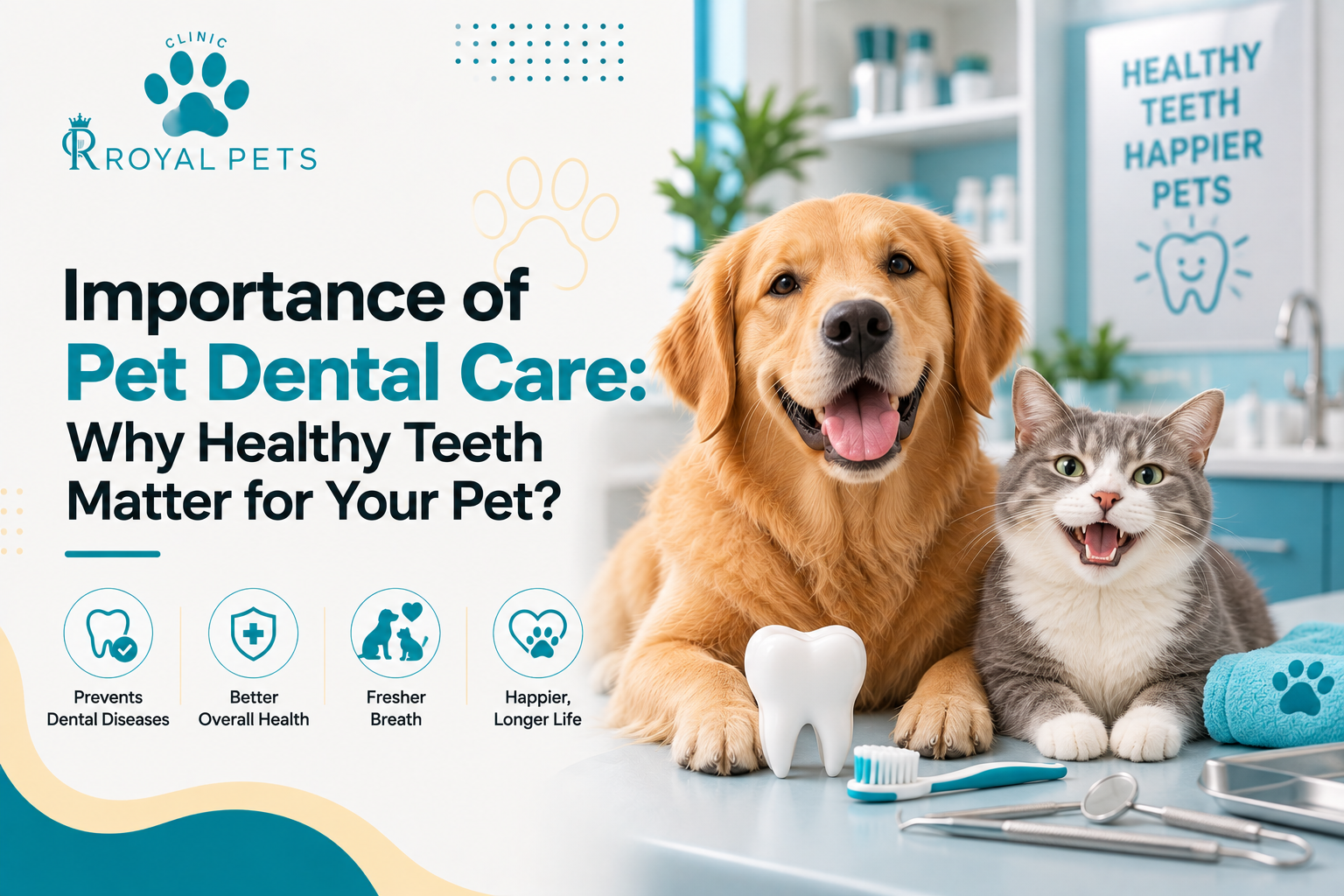 Importance of Pet Dental Care: Why Healthy Teeth Matter for Your Pet