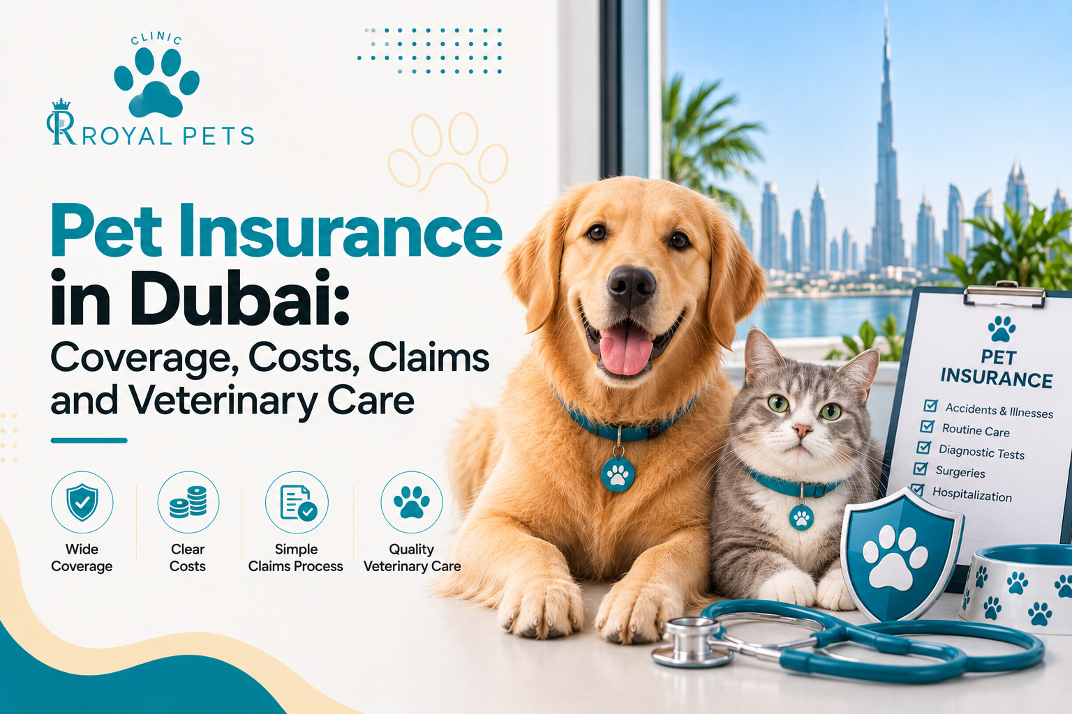 Pet Insurance in Dubai: Coverage, Costs, Claims and Veterinary Care
